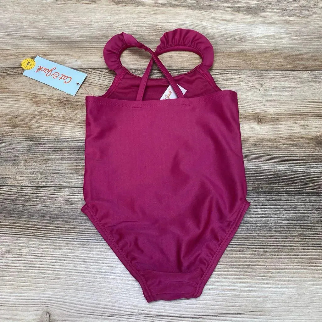 NEW Cat & Jack 1pc Swimsuit sz 12m - Me 'n Mommy To Be