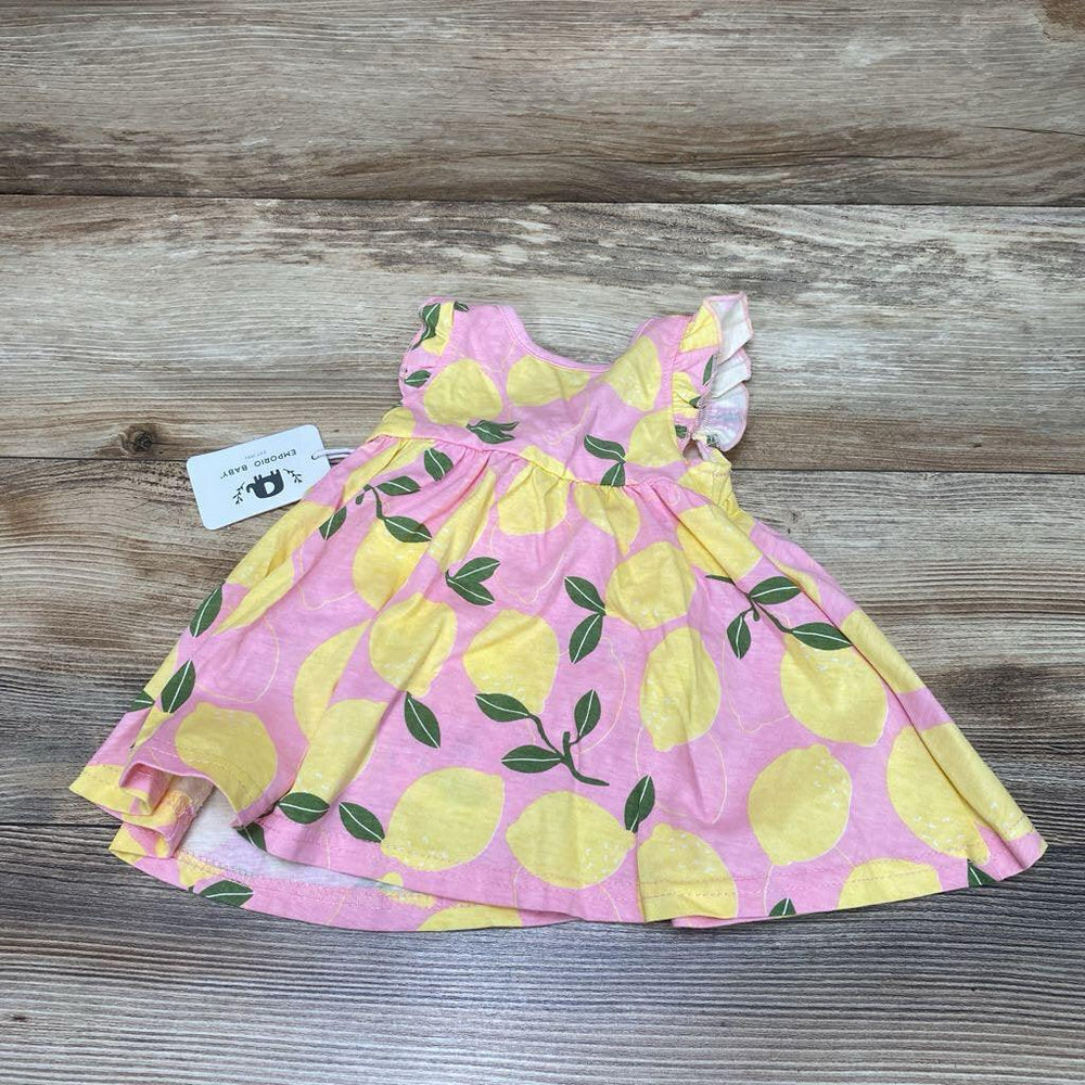 NEW Emporio Baby 2pc Lemon Ruffle Dress & Bloomers sz 0-3m - Me 'n Mommy To Be