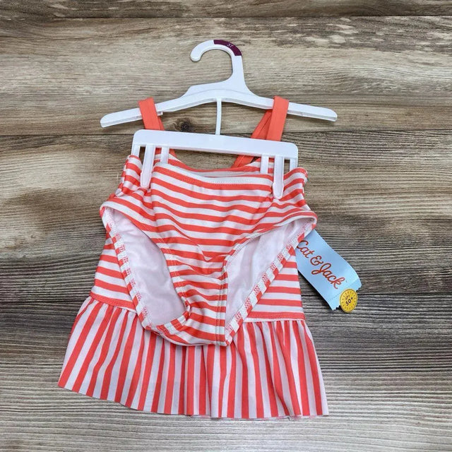 NEW Cat & Jack 2pc Striped Swimsuit sz 3T - Me 'n Mommy To Be