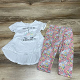 Btween 2Pc Unicorn Shirt & Shorts sz 18m - Me 'n Mommy To Be