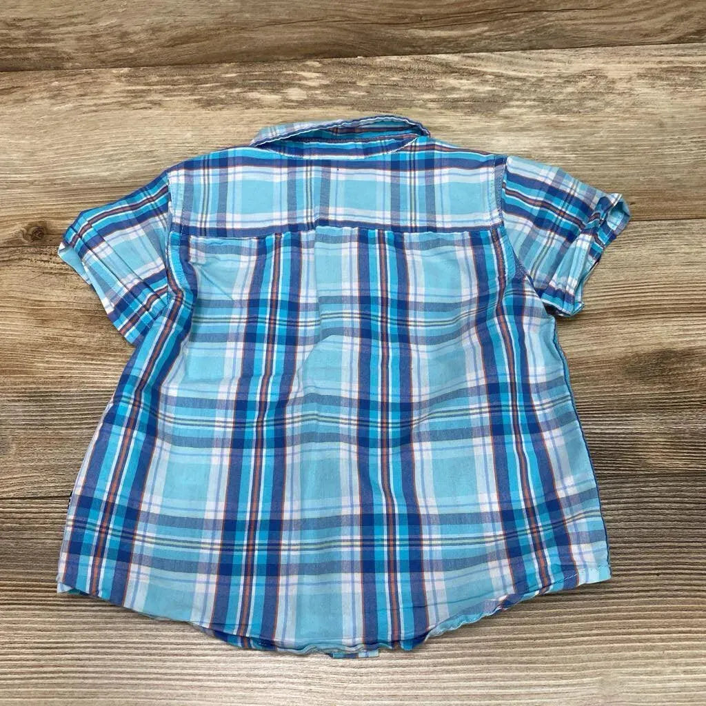 Nautica Plaid Button Up Shirt sz 18m - Me 'n Mommy To Be