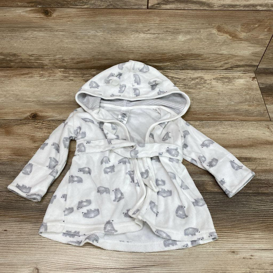Just One You Bear Print Terry Robe sz 0-9m - Me 'n Mommy To Be