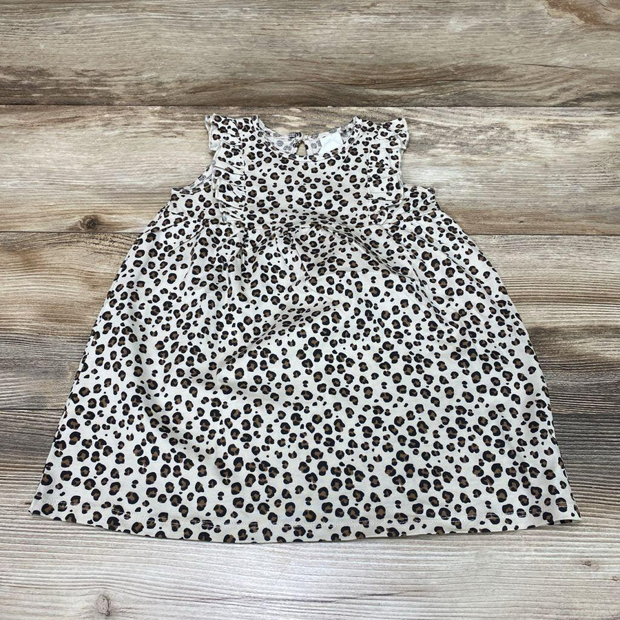 H&M Ruffle Leopard Print Dress sz 18m - Me 'n Mommy To Be