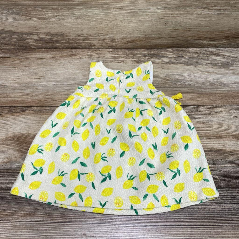 Zara Lemon Print Dress sz 3-6m - Me 'n Mommy To Be