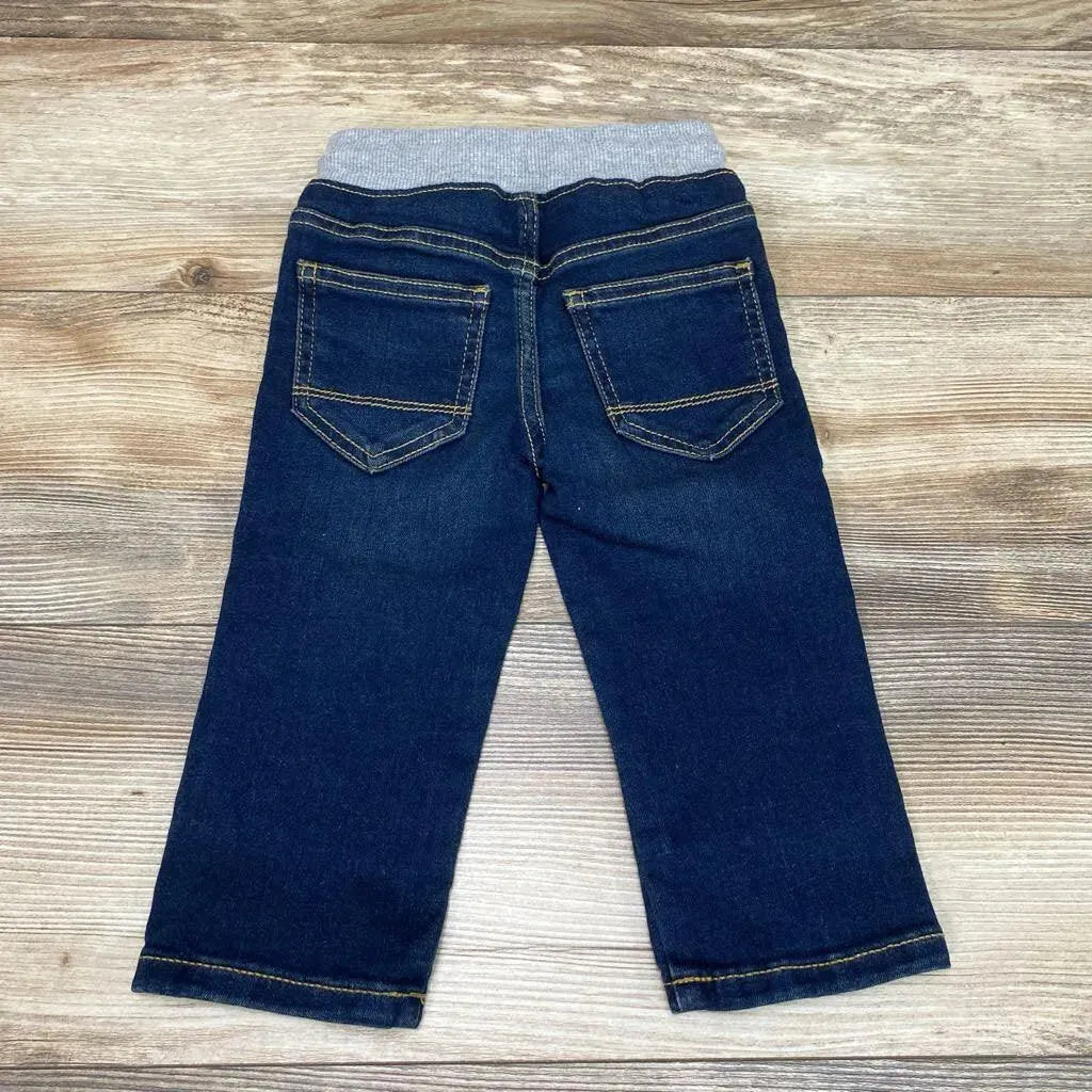 Cat & Jack Straight Drawstring Jeans sz 18m - Me 'n Mommy To Be