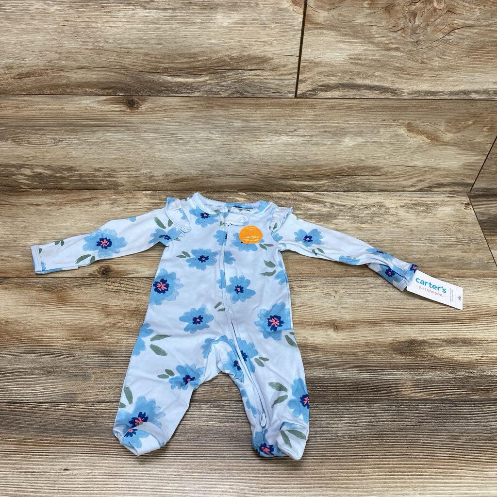 NEW Just One You Floral Sleeper sz NB - Me 'n Mommy To Be