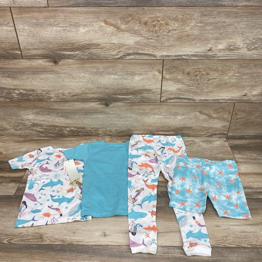NEW Just One You 4pc Mermaid Print Pajamas Set sz 4T - Me 'n Mommy To Be