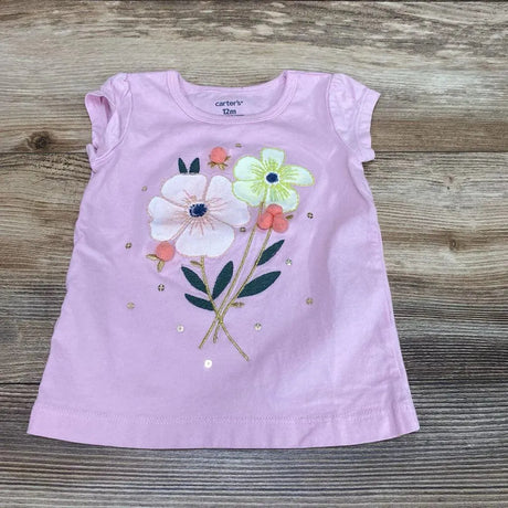 Carter's Floral Shirt sz 12m - Me 'n Mommy To Be