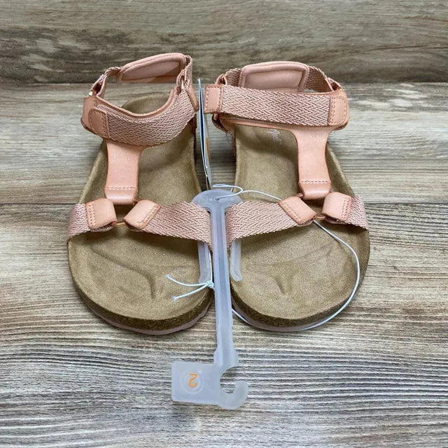 NEW Cat & Jack Val Footbed Sandals sz 2Y - Me 'n Mommy To Be