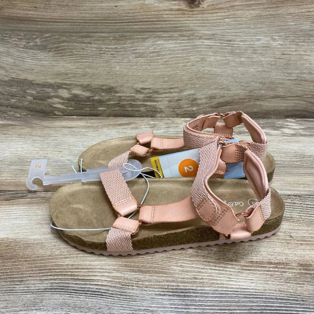 NEW Cat & Jack Val Footbed Sandals sz 2Y - Me 'n Mommy To Be