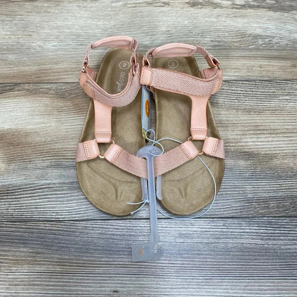 NEW Cat & Jack Val Footbed Sandals sz 2Y - Me 'n Mommy To Be