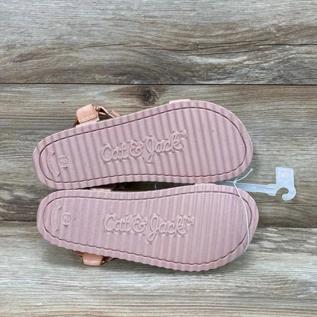 NEW Cat & Jack Val Footbed Sandals sz 2Y - Me 'n Mommy To Be