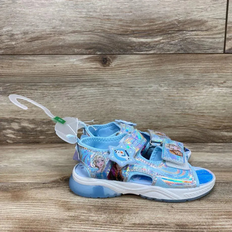 NEW Disney Frozen Adventure Ankle Strap Light Up Sandals sz 10c - Me 'n Mommy To Be