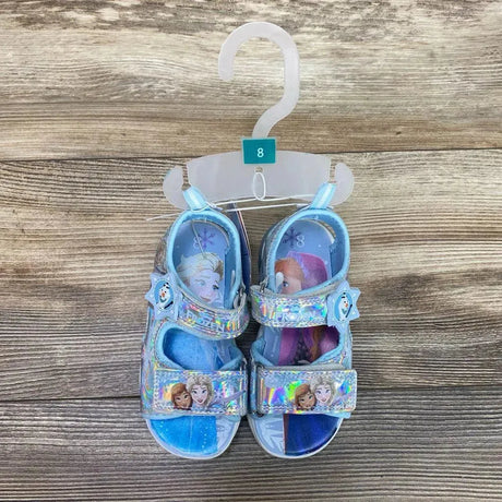 NEW Disney Frozen Adventure Ankle Strap Light Up Sandals sz 8c - Me 'n Mommy To Be