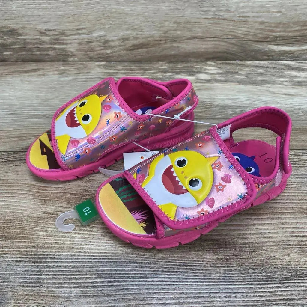 NEW Pinkfong Baby Shark Water Sandals sz 10c - Me 'n Mommy To Be