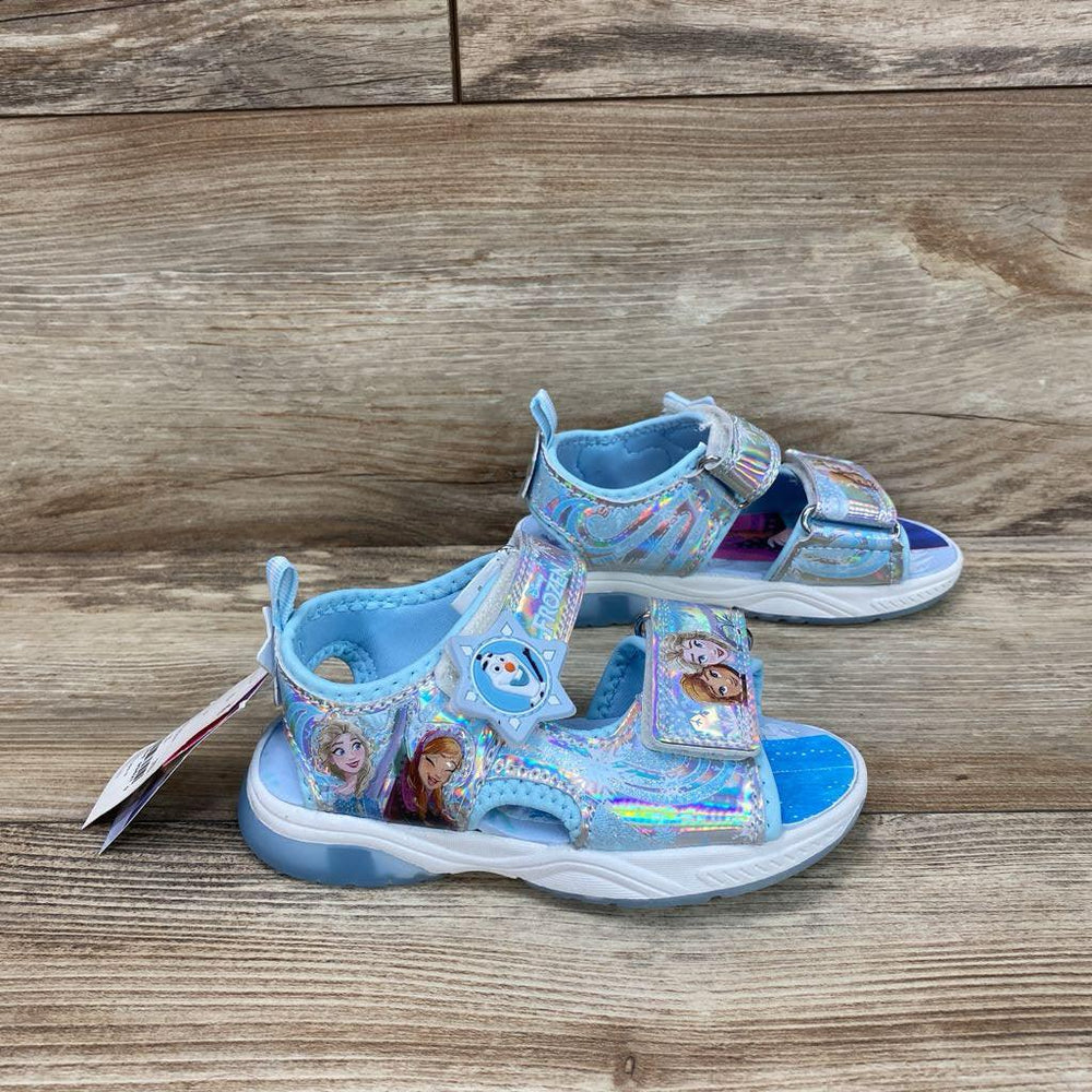 NEW Disney Frozen Adventure Ankle Strap Light Up Sandals sz 9c - Me 'n Mommy To Be