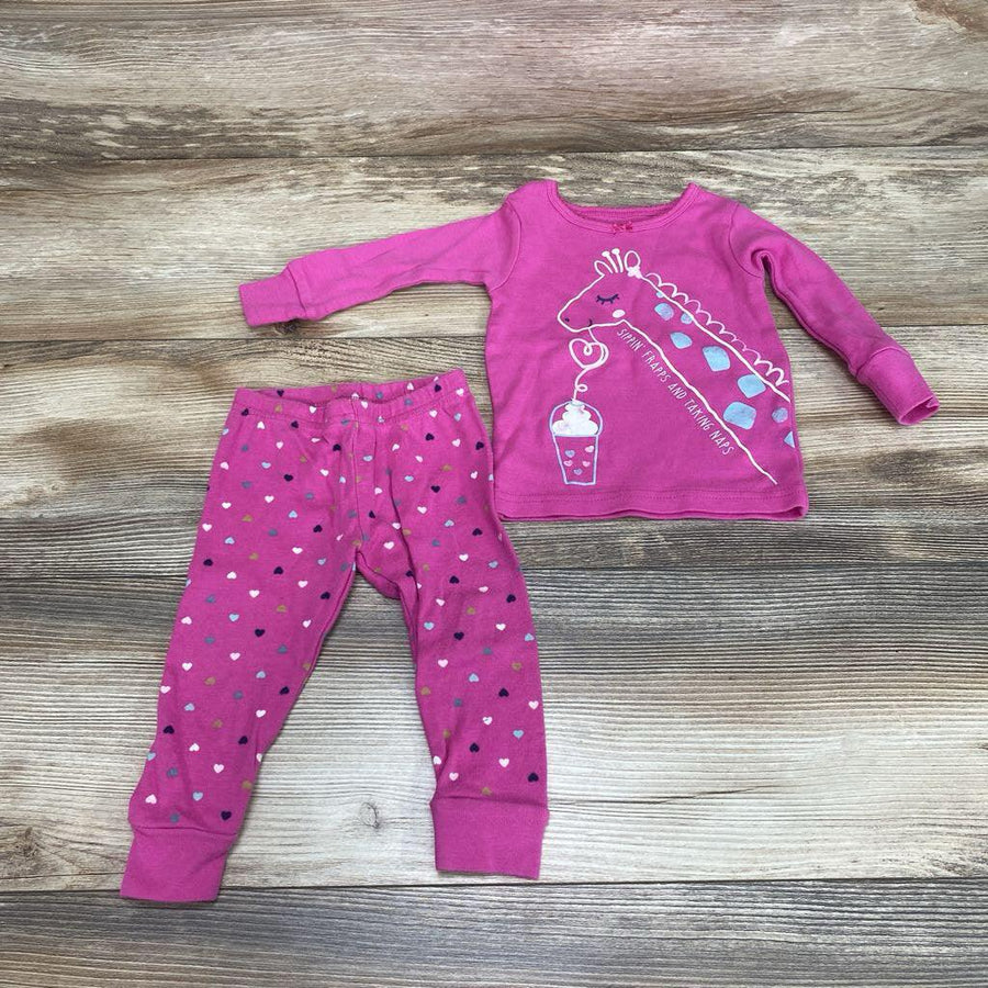 Carter's 2Pc Sippin' Frapps Pajama Set sz 12m - Me 'n Mommy To Be
