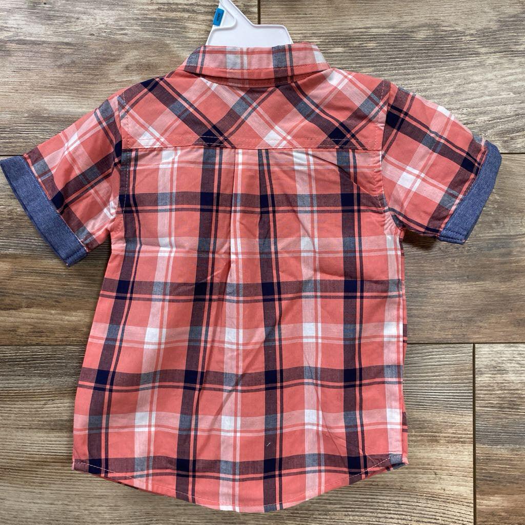 NEW Ben Sherman Plaid Button Up Shirt sz 24m - Me 'n Mommy To Be
