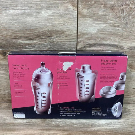 NEW Tommee Tippee Pump And Go Breast Milk Starter Set - Me 'n Mommy To Be