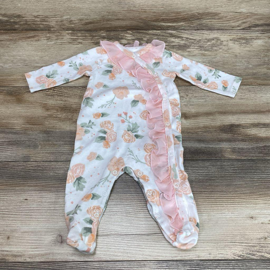 Baby Essentials Floral Sleeper sz 6m - Me 'n Mommy To Be
