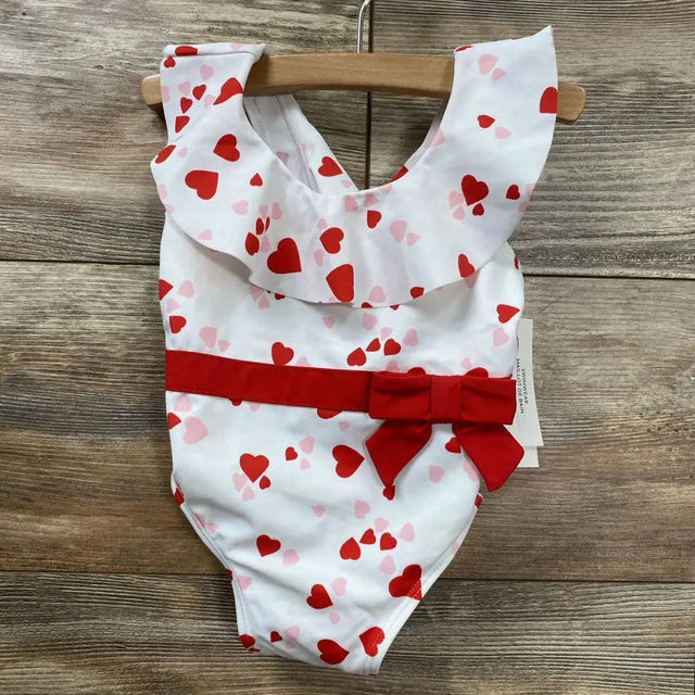 NEW Janie & Jack Heart Print Swimsuit sz 12-18m - Me 'n Mommy To Be