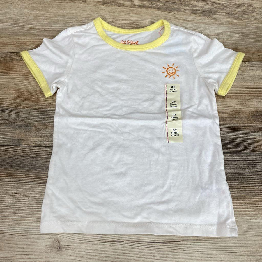 NEW Cat & Jack Embroidered Sunshine Shirt sz 3T - Me 'n Mommy To Be