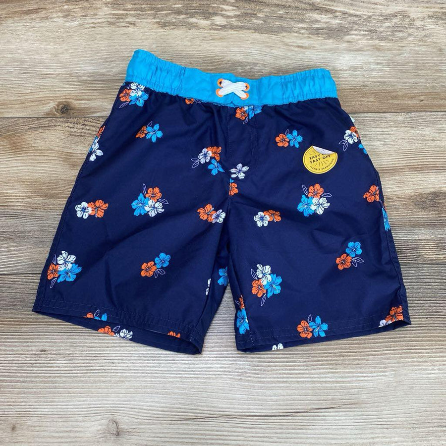 NEW Cat & Jack Floral Swim Trunks sz 5T - Me 'n Mommy To Be