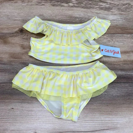 NEW Cat & Jack 2pc Gingham Bikini Set sz 5T - Me 'n Mommy To Be