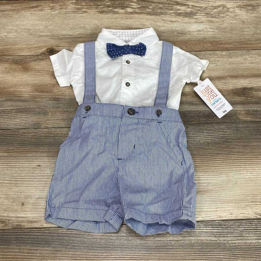 NEW Just One You 3pc Suspender Short Set sz 9m - Me 'n Mommy To Be