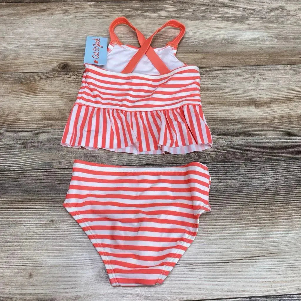 NEW Cat & Jack 2pc Striped Swimsuit sz 18m - Me 'n Mommy To Be
