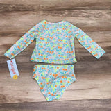 NEW Cat & Jack 2pc Floral Rashguard Set sz 12m - Me 'n Mommy To Be