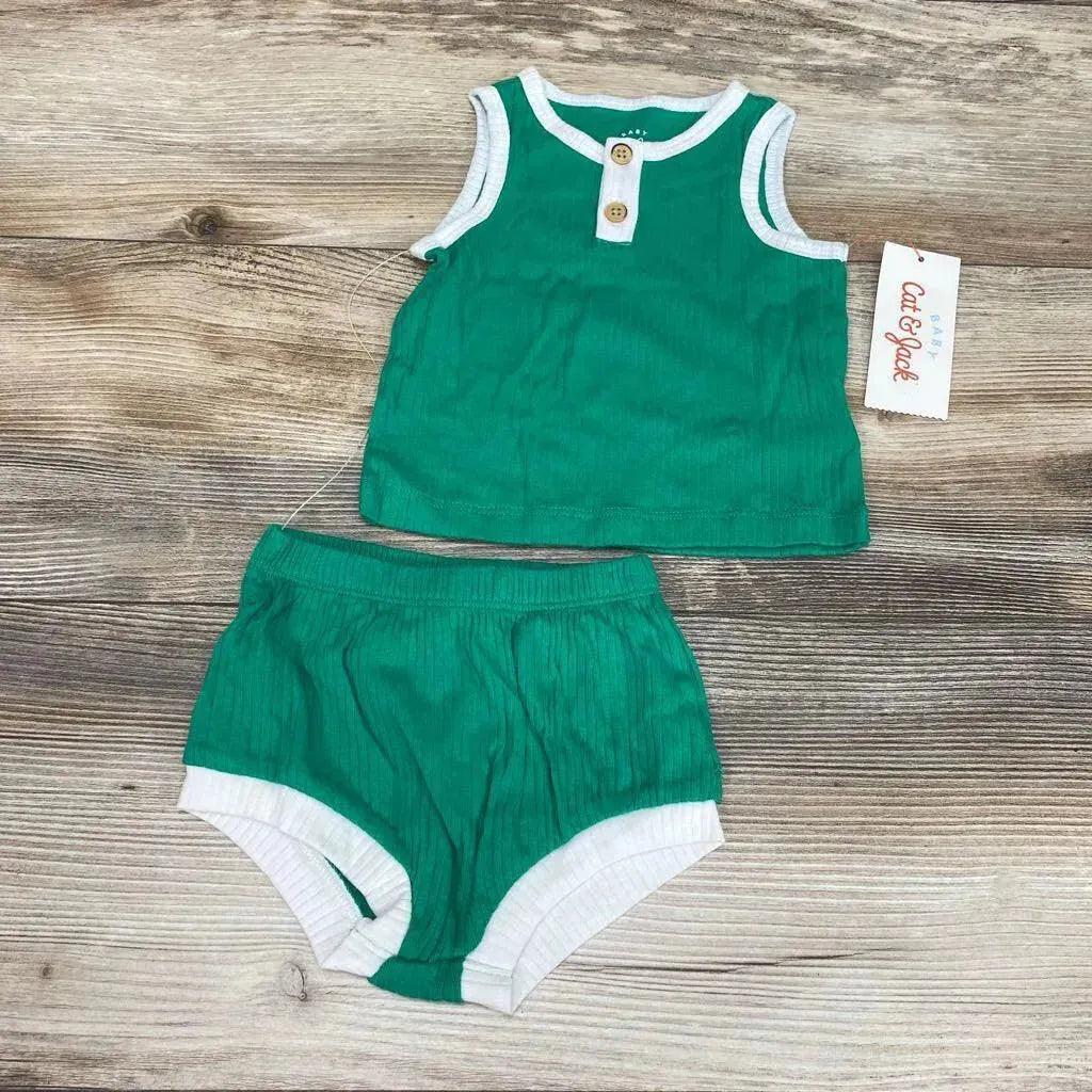 NEW Cat & Jack 2pc Tank Top & Bloomers Set sz 0-3m - Me 'n Mommy To Be