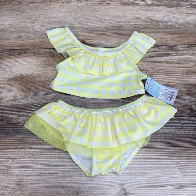 NEW Cat & Jack 2pc Gingham Bikini Set sz 2T - Me 'n Mommy To Be