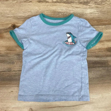 Cat & Jack Shark Shirt sz 2T - Me 'n Mommy To Be