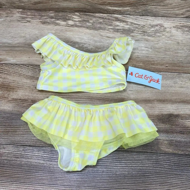 NEW Cat & Jack 2pc Gingham Bikini Set sz 12m - Me 'n Mommy To Be