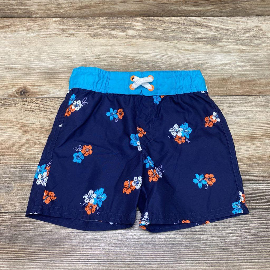 NEW Cat & Jack Floral Swim Trunks sz 18m - Me 'n Mommy To Be