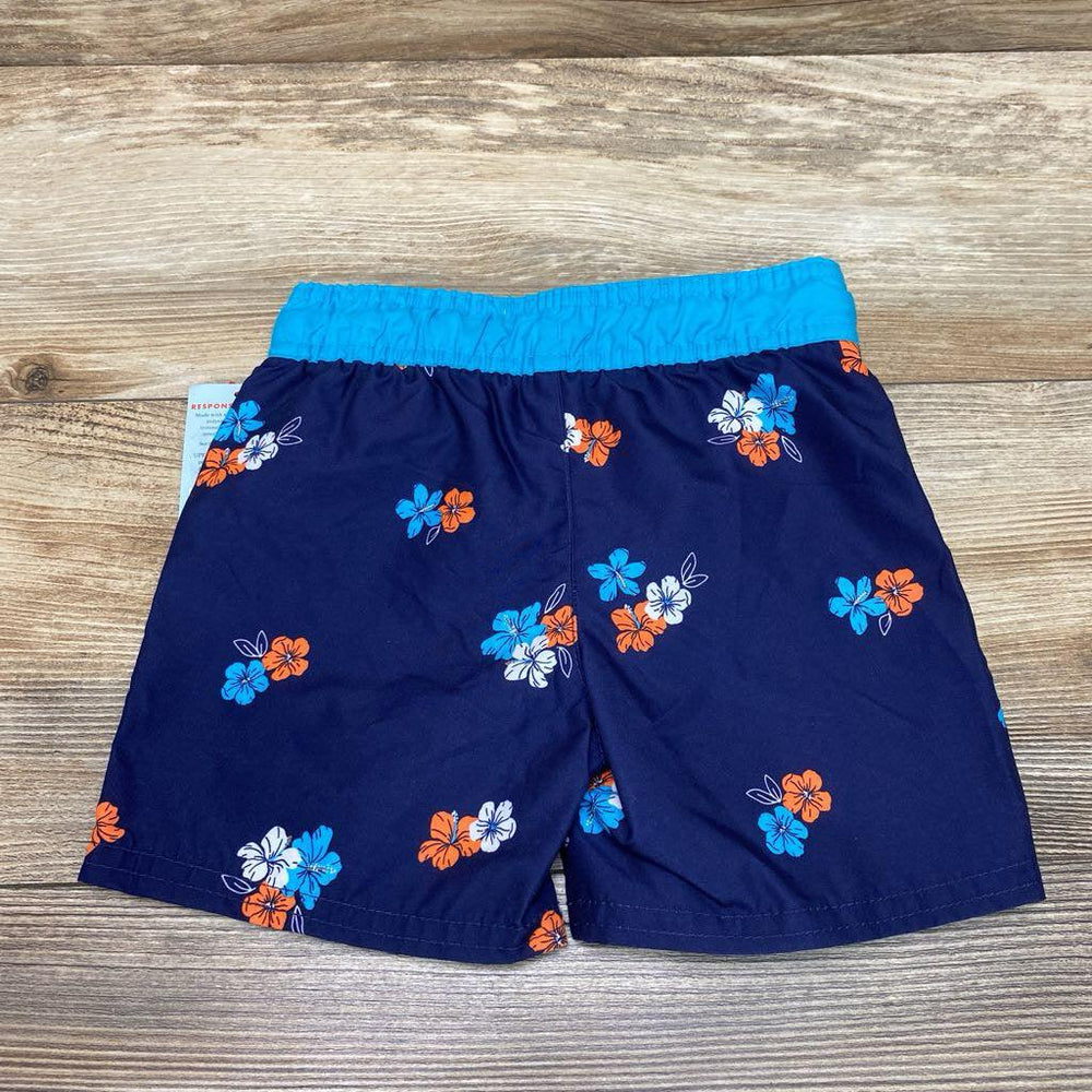 NEW Cat & Jack Floral Swim Trunks sz 18m - Me 'n Mommy To Be