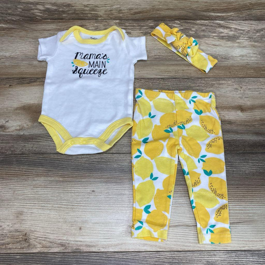 Baby Essentials 3Pc Mama's Main Squeeze Bodysuit Set sz 9m - Me 'n Mommy To Be