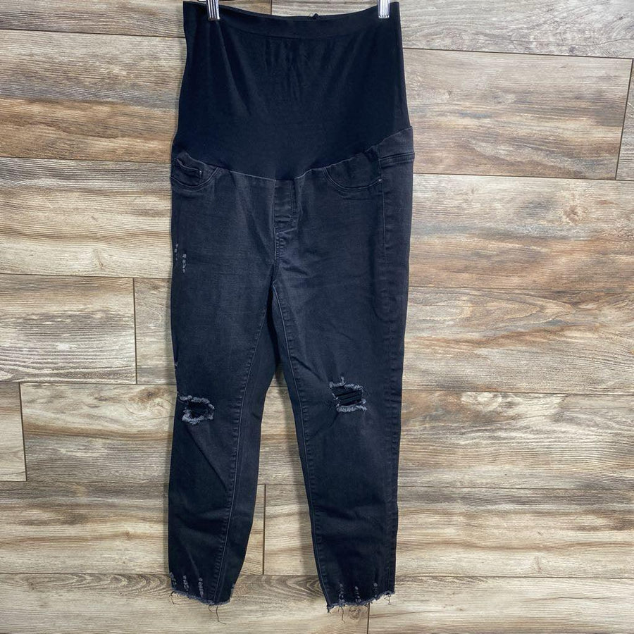 Simple Society Distressed Maternity Jeans sz XL - Me 'n Mommy To Be