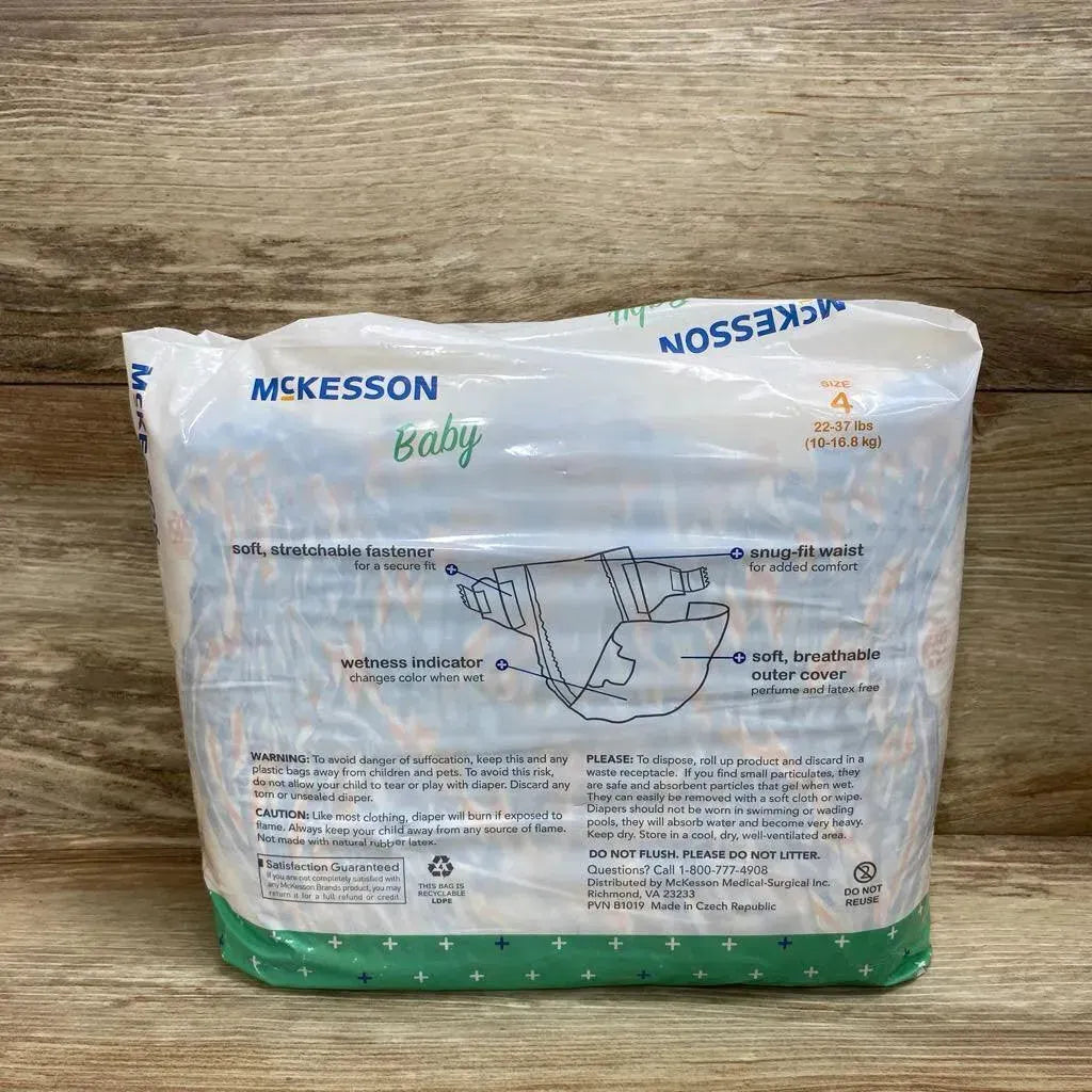 NEW McKesson Disposable Baby Diapers Moderate Absorbency 31ct. - Me 'n Mommy To Be