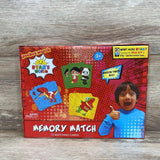 Ryan's World Memory Match Game 72 Matching Cards - Me 'n Mommy To Be