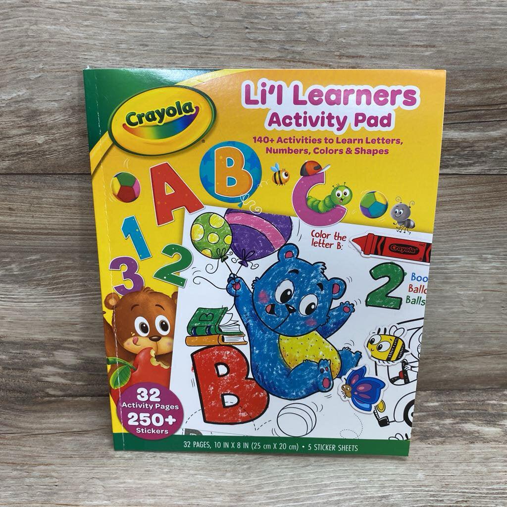 Crayola Li'l Learners Activity Pad Paperback - Me 'n Mommy To Be