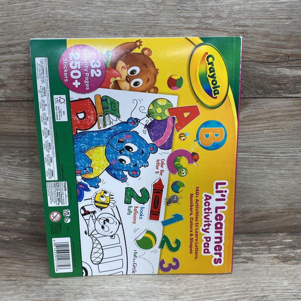 Crayola Li'l Learners Activity Pad Paperback - Me 'n Mommy To Be