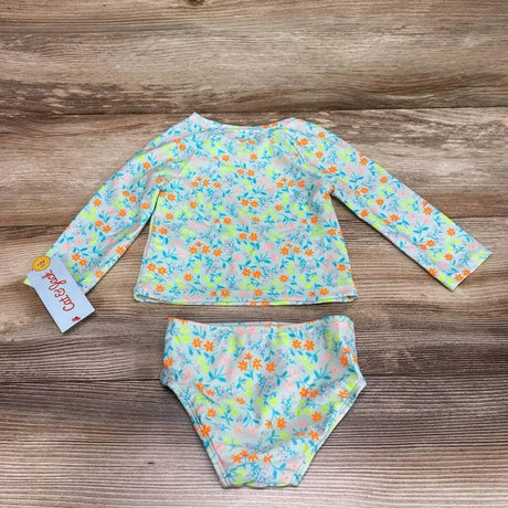 NEW Cat & Jack 2pc Floral Rashguard Set sz 18m - Me 'n Mommy To Be