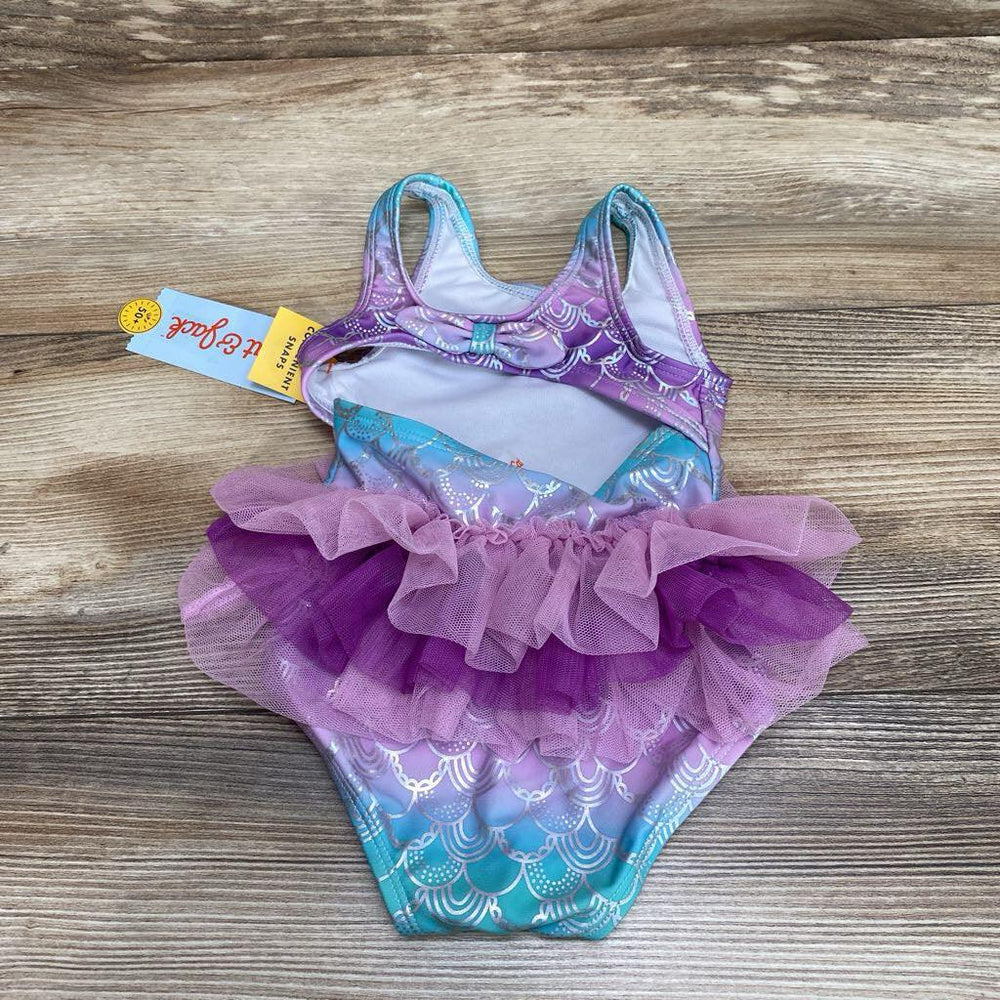 NEW Cat & Jack 1pc Mermaid Scales Swimsuit sz 12m - Me 'n Mommy To Be