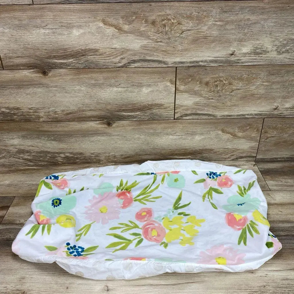 Cloud Island Plush Changing Pad Cover Floral Print - Me 'n Mommy To Be