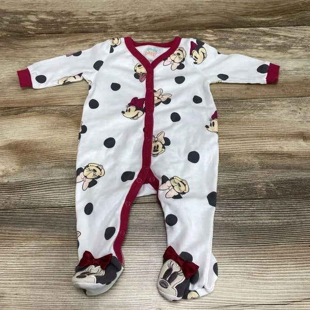 Disney Baby Minnie Mouse Sleeper sz 0-3m - Me 'n Mommy To Be