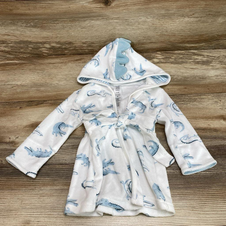 Just One You Alligator Hooded Bath Robe sz 0-9m - Me 'n Mommy To Be