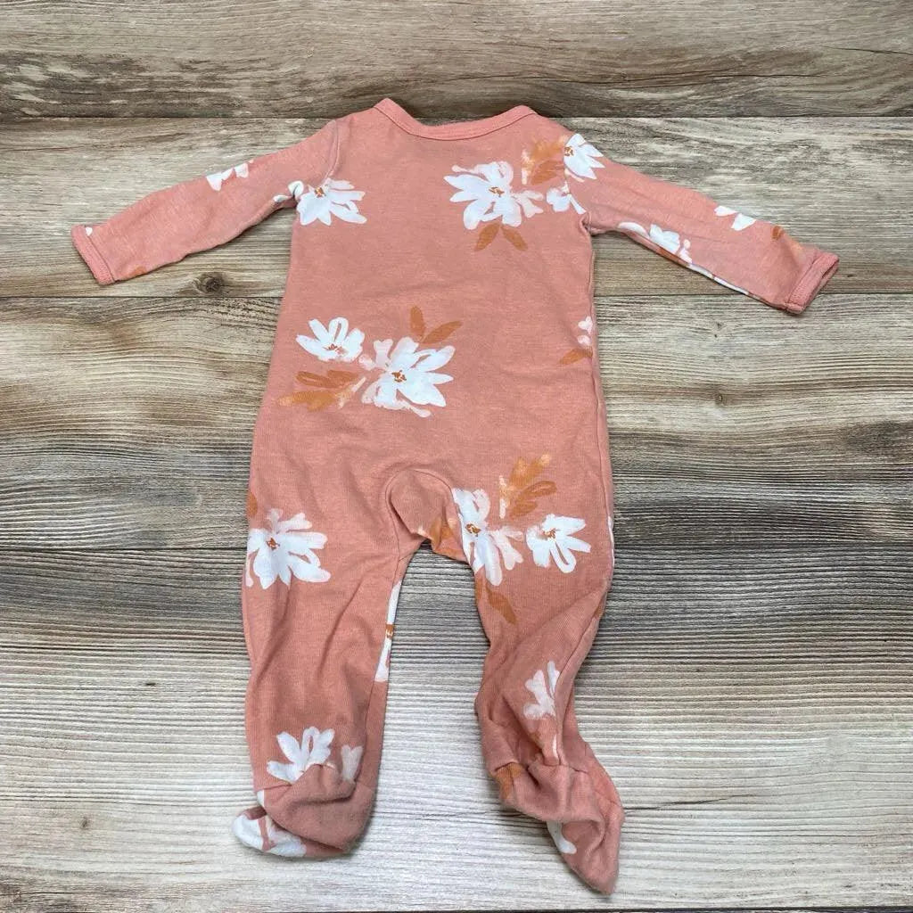 Carter's Floral Side Snap Sleeper sz 6m - Me 'n Mommy To Be