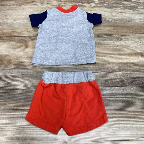 Carter's 2Pc '36' Henley Shirt & Shorts Set sz NB - Me 'n Mommy To Be